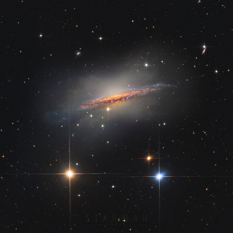 Edge-on Spiral Galaxy