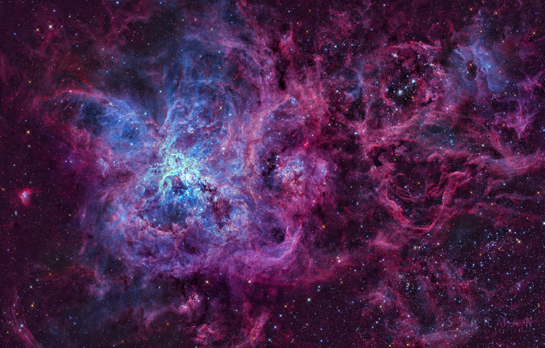 NGC 2070 - The Tarantula Nebula - A Mere 1.5 Hours Of Integration