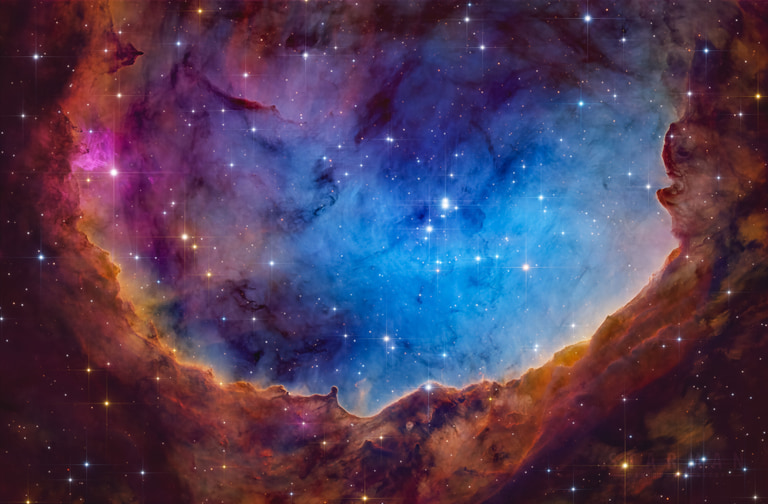 The Cosmic Cliffs Of Carina